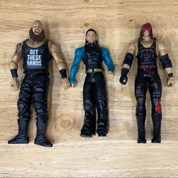 WWE Other - Wrestling Action Figures Set - Braun Strowman, Jeff Hardy and Kane